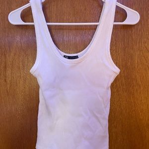 White Zara Tank Top